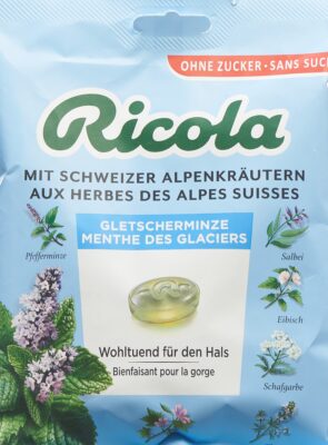 RICOLA bonbons menthe des glaciers ss as 125 g