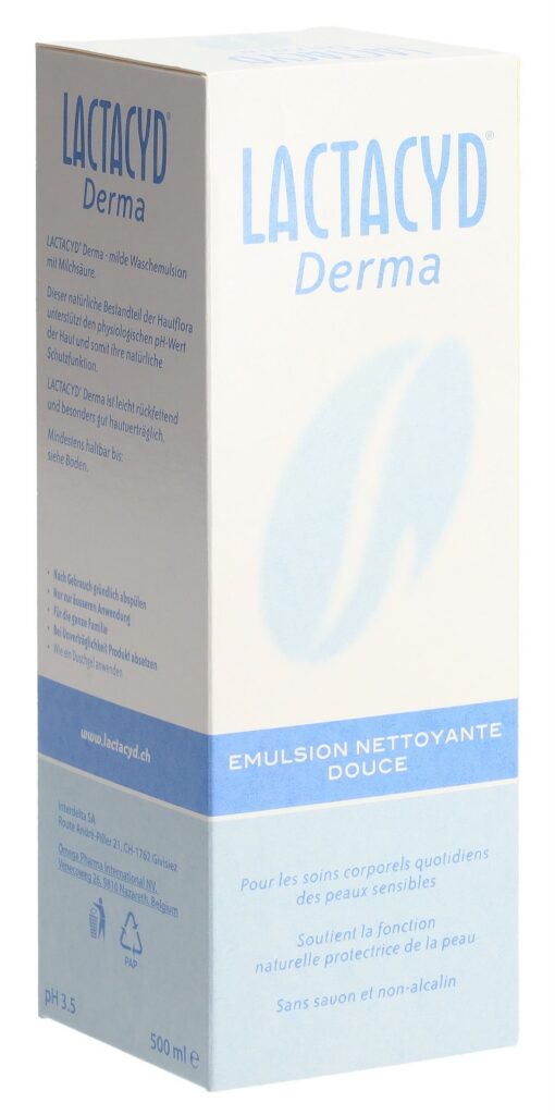 LACTACYD derma émul nettoyante douce 500 ml