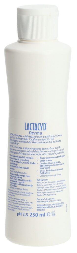 LACTACYD derma émul nettoyante douce s parf 250 ml