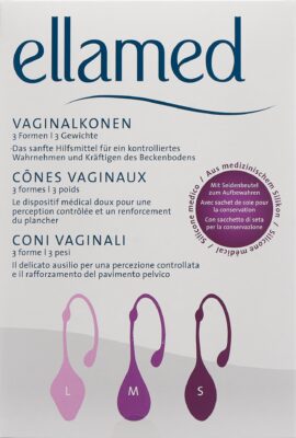 ELLAMED cônes vaginaux 3 formes / 3 poids 3 pce