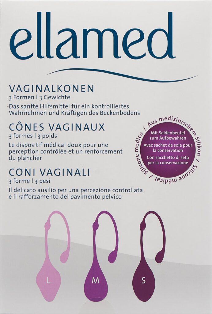 ELLAMED cônes vaginaux 3 formes / 3 poids 3 pce