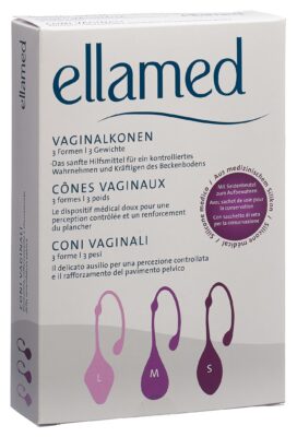 ELLAMED cônes vaginaux 3 formes / 3 poids 3 pce