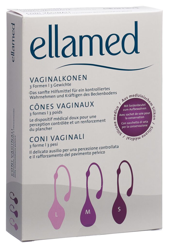 ELLAMED cônes vaginaux 3 formes / 3 poids 3 pce