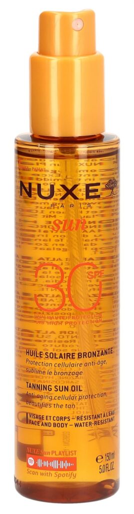 NUXE Sun Huile Bronzante Vis&Corps SPF30 150 ml