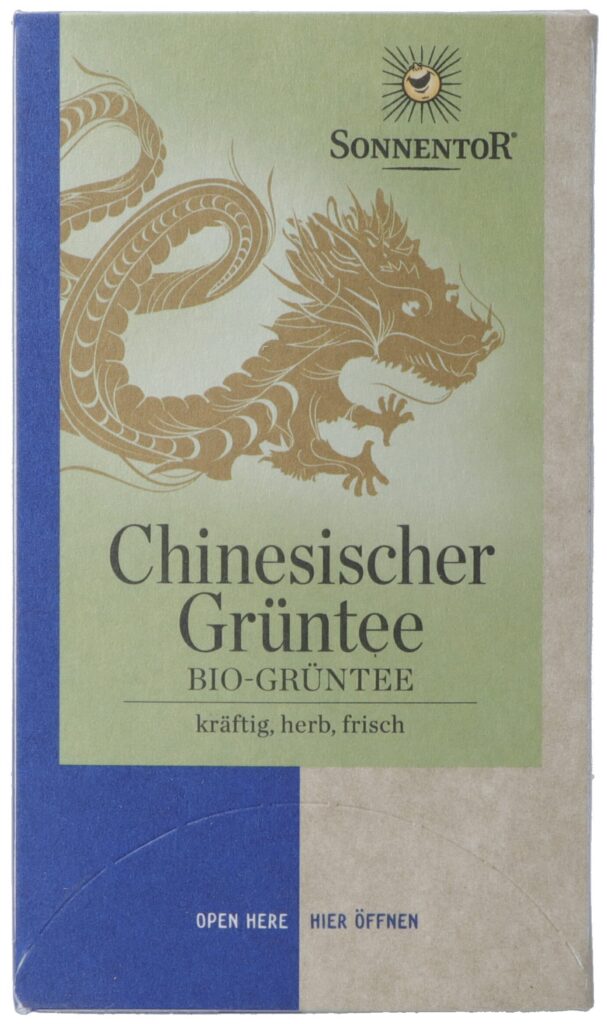 SONNENTOR thé vert chinois BIO sach 18 pce
