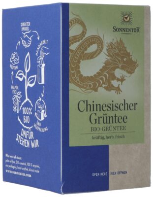 SONNENTOR thé vert chinois BIO sach 18 pce