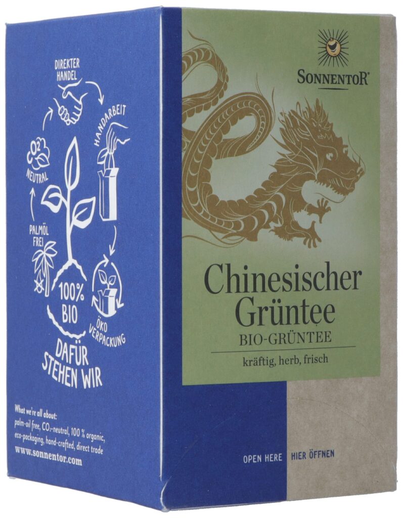 SONNENTOR thé vert chinois BIO sach 18 pce