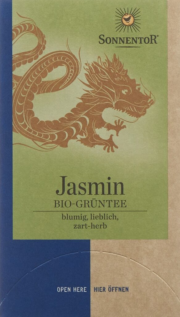 SONNENTOR Grüntee Jasmin BIO sach 18 pce