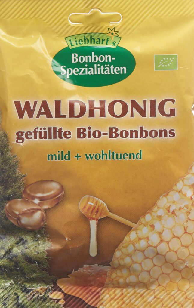 LIEBHARTS bonbons au miel de forêt bio 100 g