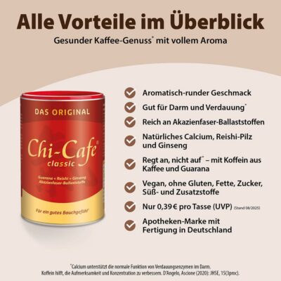 CHI-CAFE classic café bien-être bte 400 g