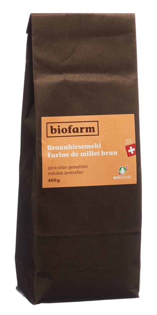 BIOFARM farine millet brun CH bourgeon sach 400 g