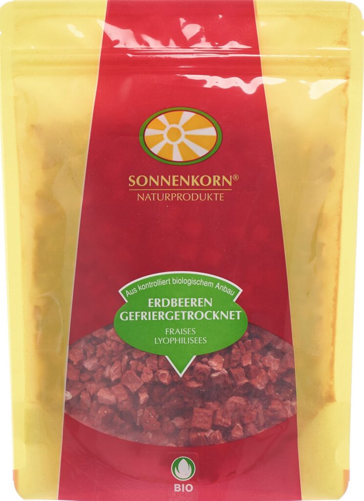 SONNENKORN fraises lyophilisées bourgeon bio 40 g
