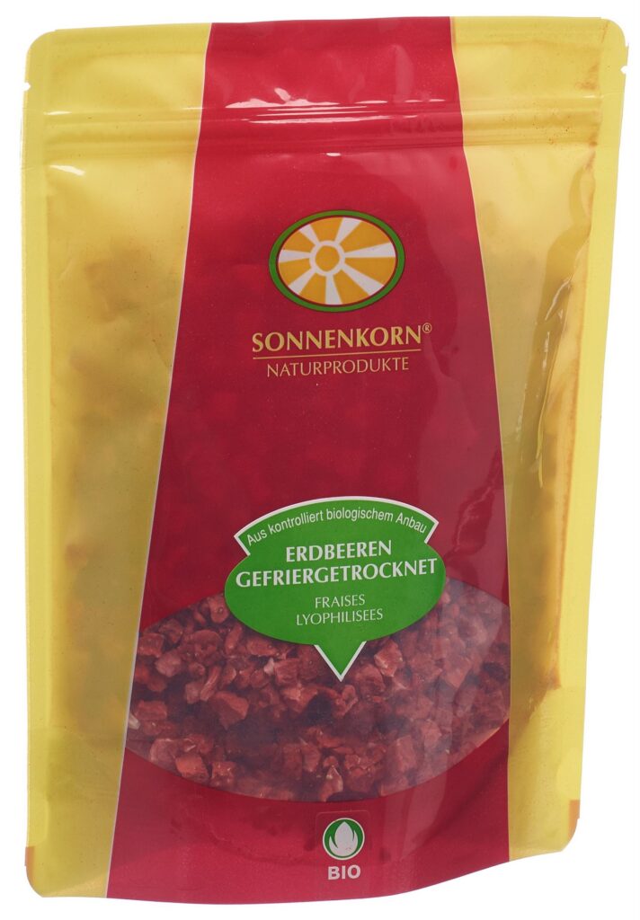 SONNENKORN fraises lyophilisées bourgeon bio 40 g
