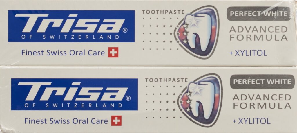 TRISA dentifrice Pure White Swi Her DUO 2 x 75 ml