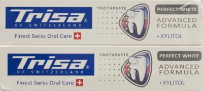 TRISA dentifrice Pure White Swi Her DUO 2 x 75 ml