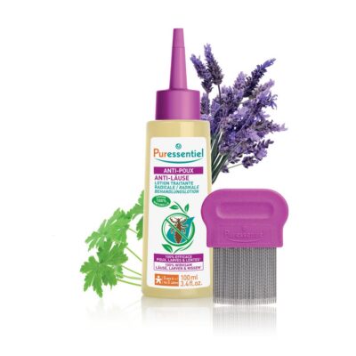 PURESSENTIEL lotion avec peigne anti-poux 100 ml