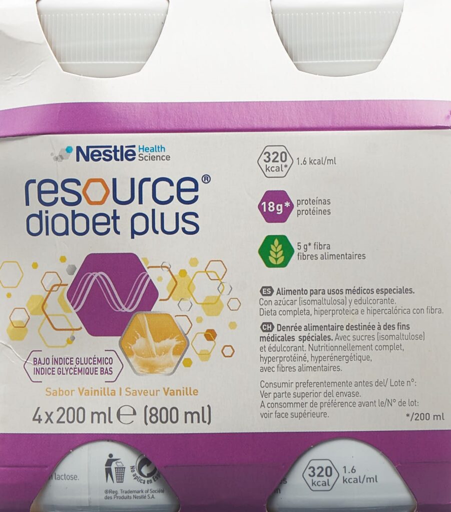 RESOURCE Diabet Plus vanille 4 fl 200 ml