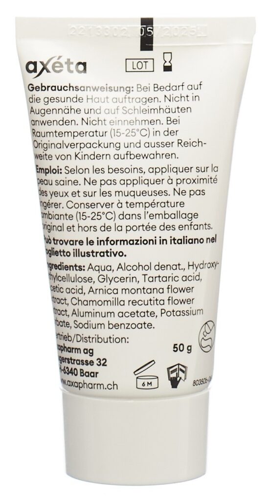 AXETA gel à l'acétate d'alumine tb 50 g