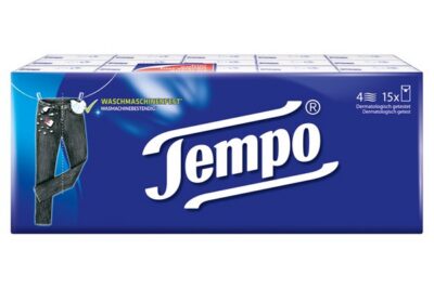 TEMPO mouchoirs Classic 15 x 10 pce