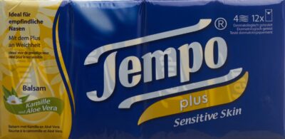 TEMPO mouchoirs soft&sensitive 12 x 9 pce