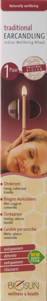 BIOSUN traditional bougie auriculaire 1 paire