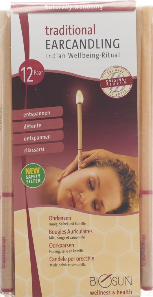 BIOSUN traditional bougie auriculaire 12 paire