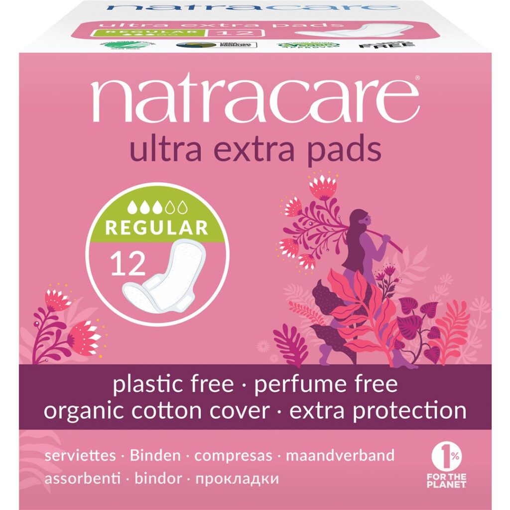 NATRACARE serviettes av ailet ultra ext nor 12 pce