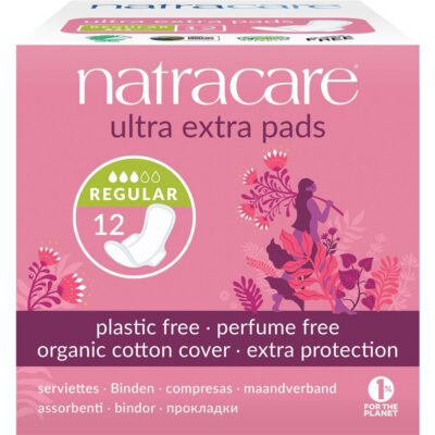 NATRACARE serviettes av ailet ultra ext nor 12 pce