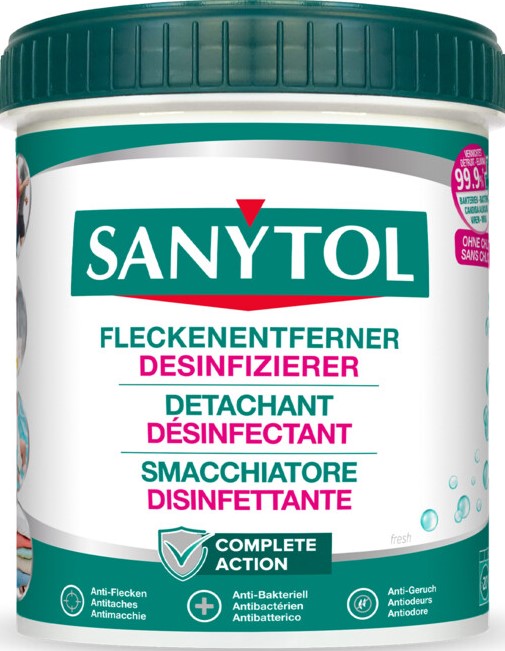 SANYTOL désinfectant détachant bte 450 g