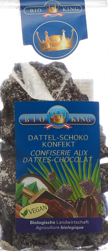 BIOKING confiserie aux dattes-chocolat bio 200 g