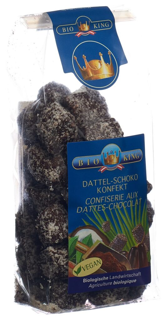 BIOKING confiserie aux dattes-chocolat bio 200 g