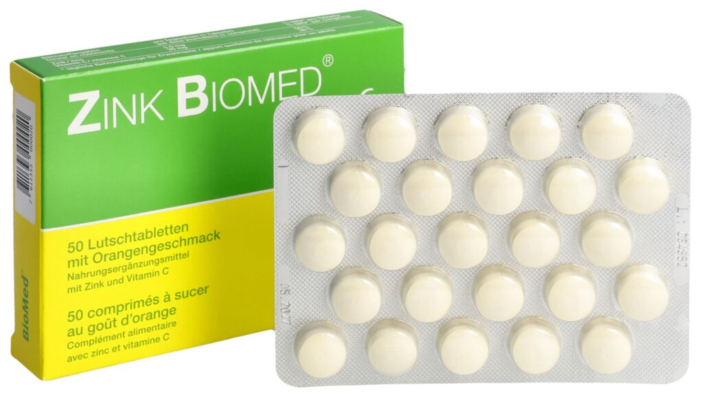 ZINK BIOMED plus C cpr sucer orange 50 pce