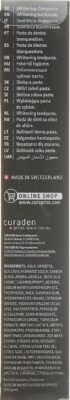 CURAPROX Black is white dentifrice tb 90 ml