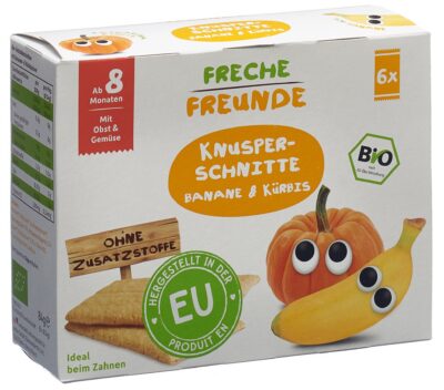 FRECHE FREUNDE pain croustillan banane&courge 84 g