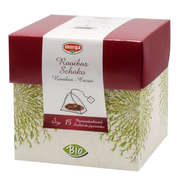 MORGA tisane rooibos-chocolat pyramid bio 15 pce