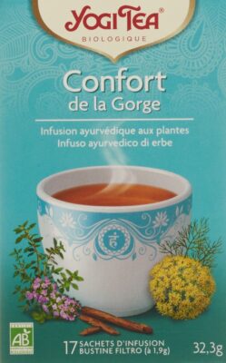 YOGI TEA Tisane Confort de la gorge 17 sach 1.8 g