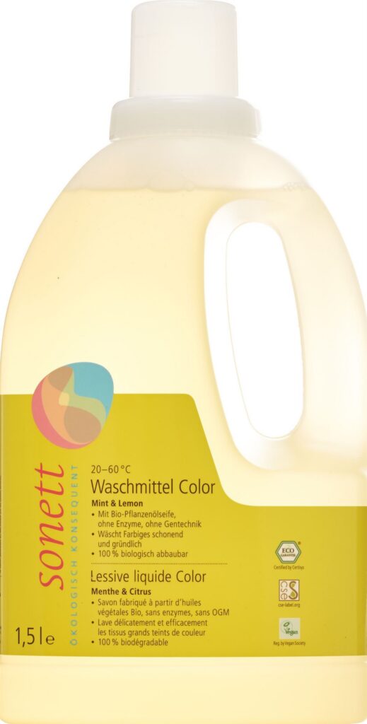 SONETT lessive liqu color 20°- 60°C men li 1.5 lt