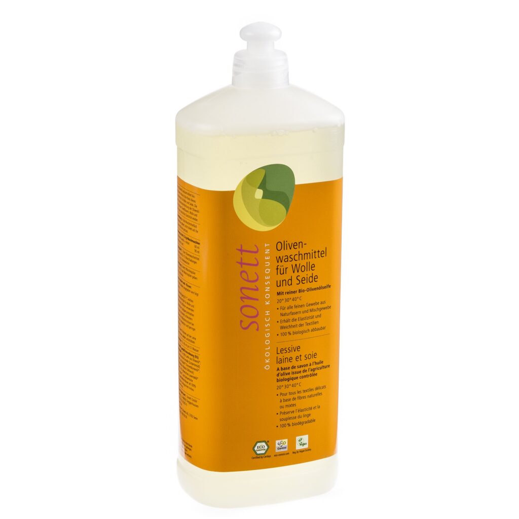 SONETT lessive huile d'olive laine et soie 1 lt