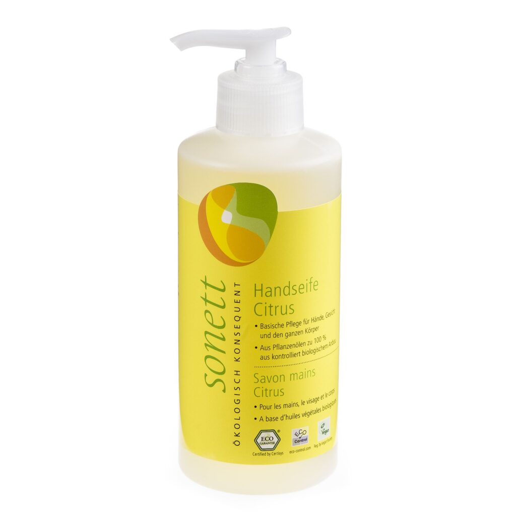 SONETT savon mains citrus flacon pompe 300 ml