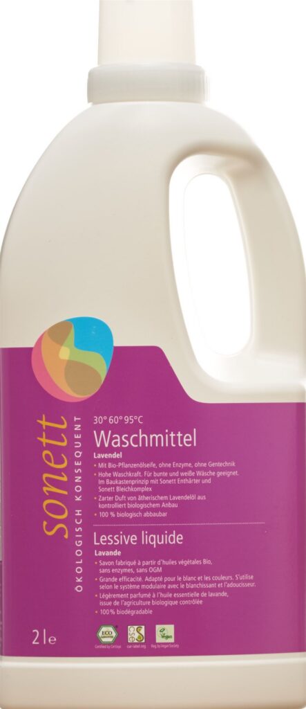 SONETT lessive liqui 30°-95°C lavandin 2 lt
