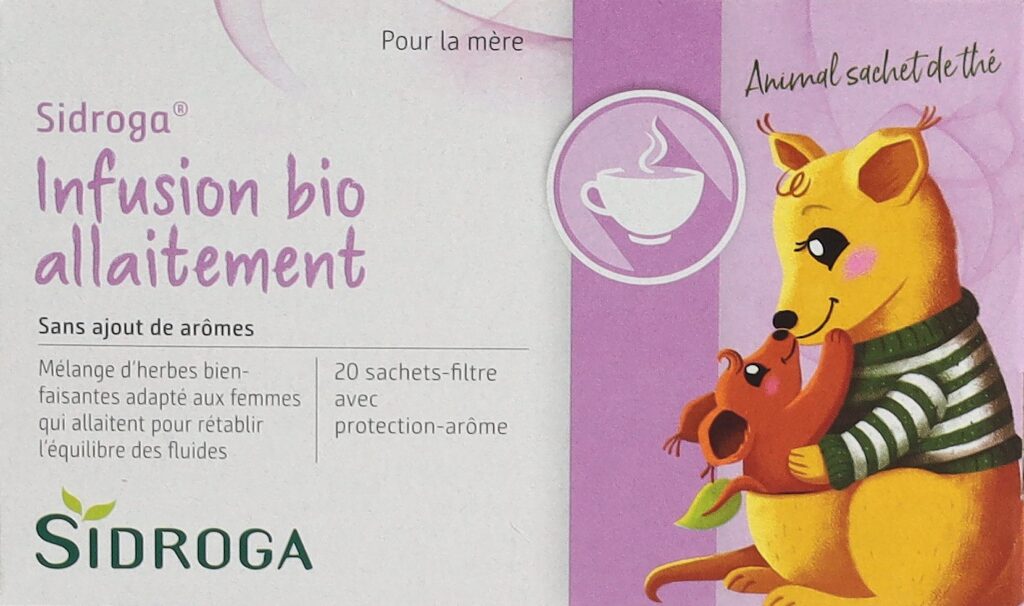SIDROGA infusion bio allaitement 20 sach 1.5 g