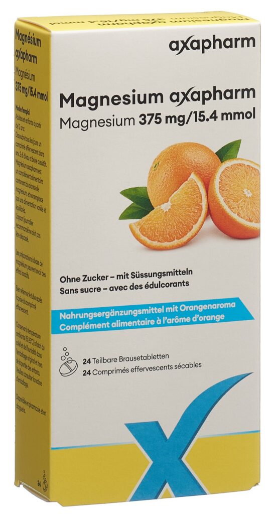 MAGNESIUM AXAPHARM cpr eff 375 mg 24 pce