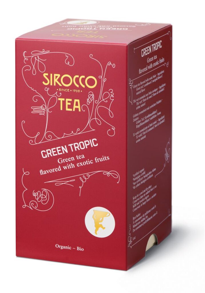 SIROCCO sachets de thé Green Tropic 20 pce