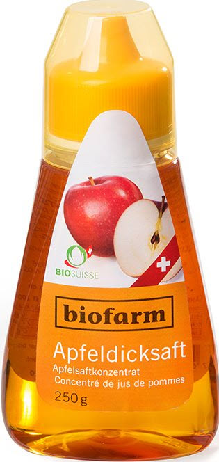 BIOFARM concentré jus pommes bourgeon CH 250 g