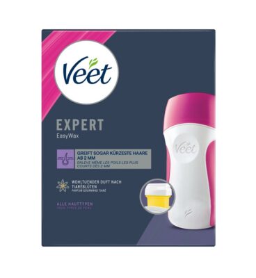 VEET EasyWax roll-on set sensitive cire chaude nat