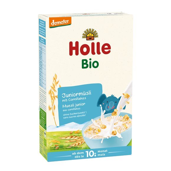 HOLLE Bio-Muesli Juniors 3 céré a corn-flake 250 g