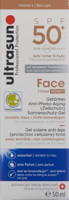 ULTRASUN Face Tinted SPF 50+ Honey 50 ml