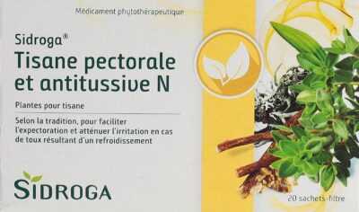SIDROGA tisane pectorale antitussive N 20 sach 2 g