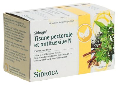 SIDROGA tisane pectorale antitussive N 20 sach 2 g