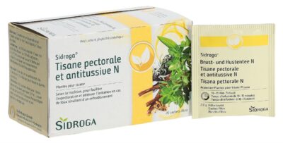 SIDROGA tisane pectorale antitussive N 20 sach 2 g
